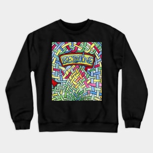 Beltaine with Knotwork Background Crewneck Sweatshirt